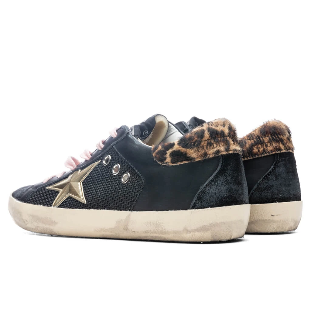 Golden Goose Women's Super-Star Sneakers - Black/Gold 3 Golden Goose Women's Super-Star Sneakers - Black/Gold - Image 3