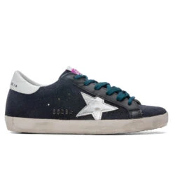 Golden Goose Women's Super-Star Sneakers - Black/Silver/White