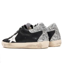 Golden Goose Women's Super-Star Sneakers - Black/White/Silver -Best Shoes Shop Golden Goose Women s Superstar Black White Silver GWF00102.F000716.90220 12 12 2020 01 3