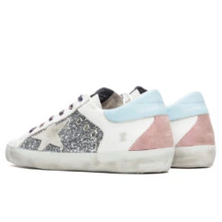 Golden Goose Women's Super-Star Sneakers - Silver/White/Ice -Best Shoes Shop Golden Goose Women s Superstar Silver White Ice GWF00104.F000284.80287 02 04 2021 01 4