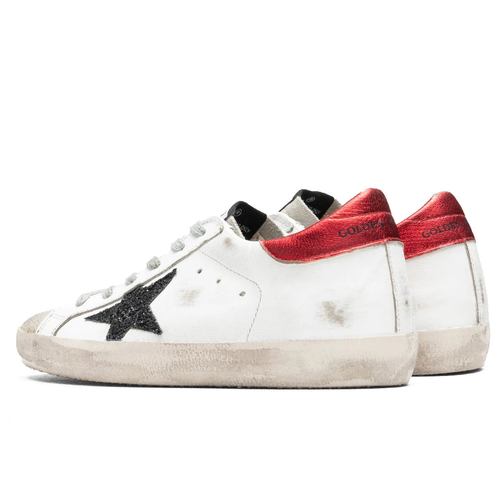 Golden Goose Women's Super-Star Sneakers - White/Ice/Black/Red 2 Golden Goose Women's Super-Star Sneakers - White/Ice/Black/Red - Image 2