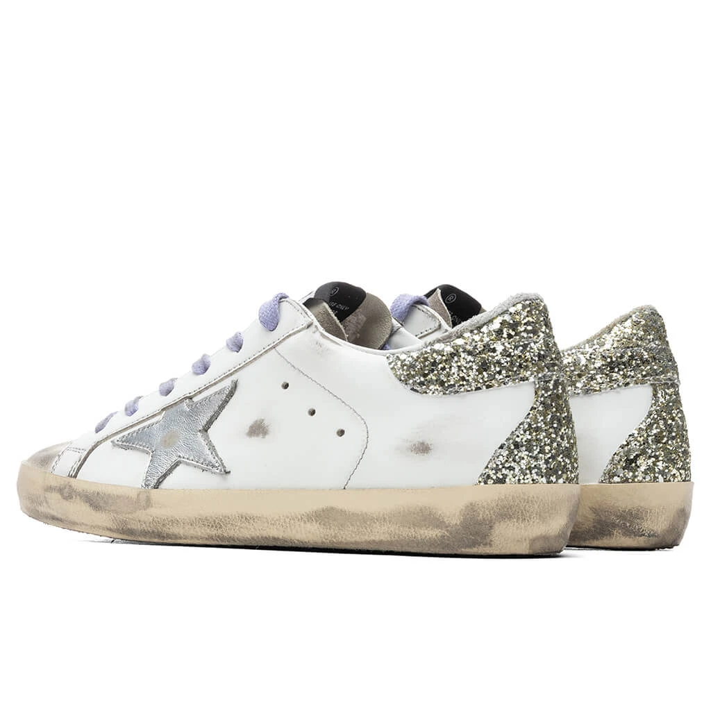 Golden Goose Women's Super-Star Sneakers - White/Ice 3 Golden Goose Women's Super-Star Sneakers - White/Ice - Image 3