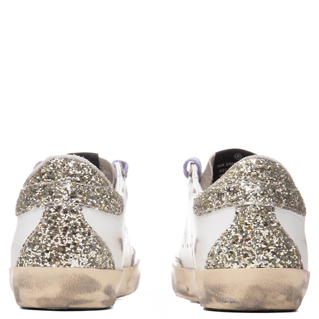 Golden Goose Women's Super-Star Sneakers - White/Ice 4 Golden Goose Women's Super-Star Sneakers - White/Ice - Image 4