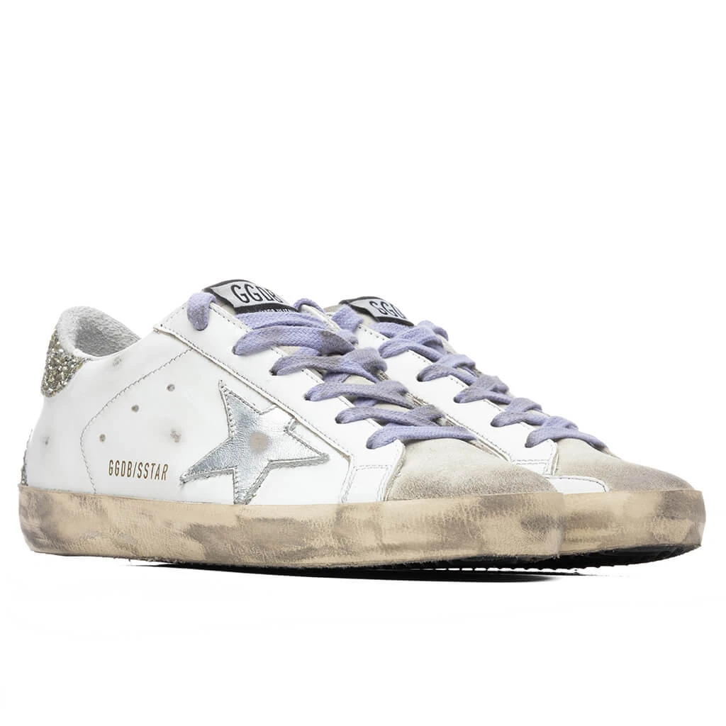 Golden Goose Women's Super-Star Sneakers - White/Ice 2 Golden Goose Women's Super-Star Sneakers - White/Ice - Image 2