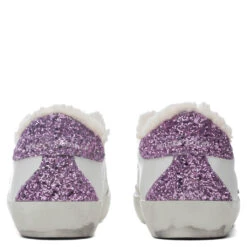 Golden Goose Women's Super-Star Sneakers - White/Lavender -Best Shoes Shop Golden Goose Women s Superstar White Lavender GWF00102.F001623.10641 08 28 2021 01 4