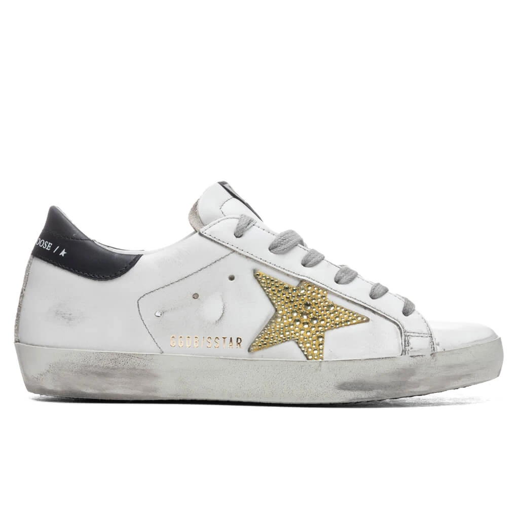 Golden Goose Women's Super-Star Sneakers - White/Sun/Yellow 1 Golden Goose Women's Super-Star Sneakers - White/Sun/Yellow