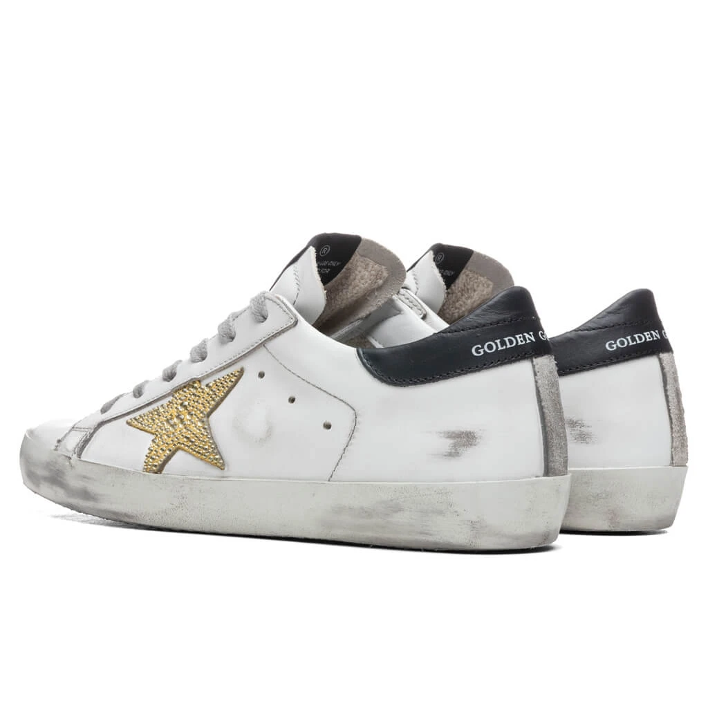 Golden Goose Women's Super-Star Sneakers - White/Sun/Yellow 3 Golden Goose Women's Super-Star Sneakers - White/Sun/Yellow - Image 3