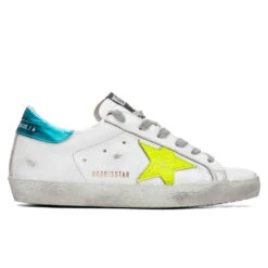 Golden Goose Women's Super-Star Sneakers - White/Yellow/Fluorescent