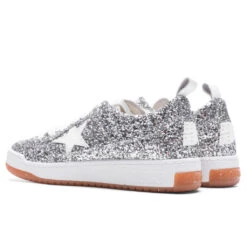 Golden Goose Women's Yeah Glitter - Silver/White 6 Golden Goose Women's Yeah Glitter - Silver/White -Best Shoes Shop Golden Goose Women s Yeah Glitter Silver White GWF00130.F002684.70137 12 28 22 Feature VR 7