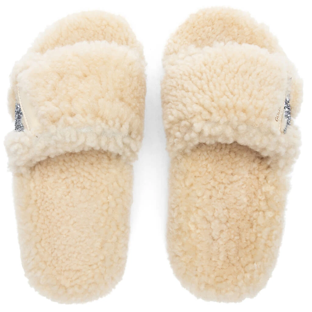 Golden Goose Women's Poolstar - Beige/Silver 2 Golden Goose Women's Poolstar - Beige/Silver - Image 2