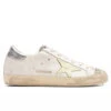 Golden Goose Women's Super-Star Sneakers - White/Light Yellow/Silver