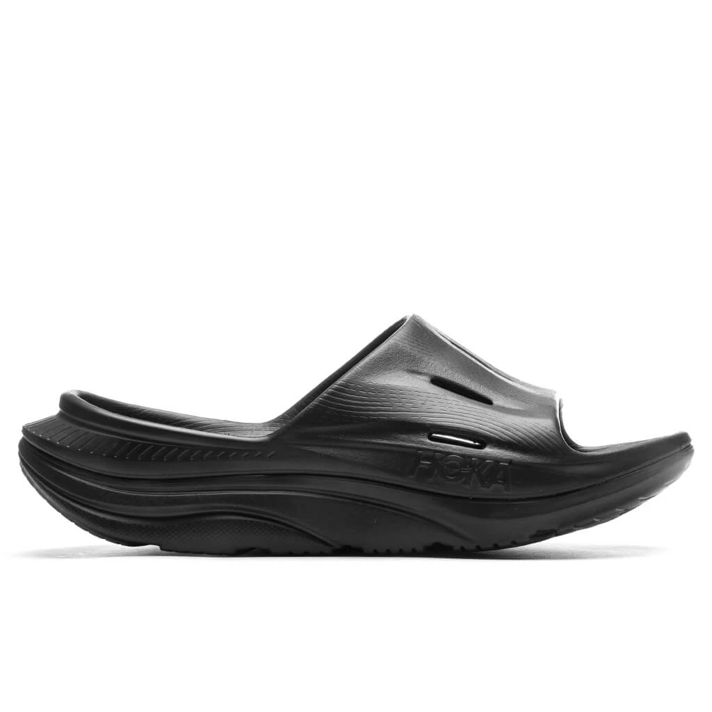 Hoka Ora Recovery Slide 3 - Black/Black 1 Hoka Ora Recovery Slide 3 - Black/Black