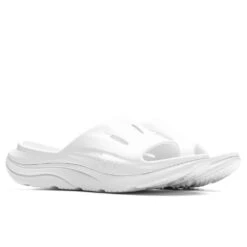 Hoka Ora Recovery Slide 3 - White/White 6 Hoka Ora Recovery Slide 3 - White/White -Best Shoes Shop Hoka One One Ora Recovery Slide White White 1134527 WWH 12 05 22 Feature JP 4