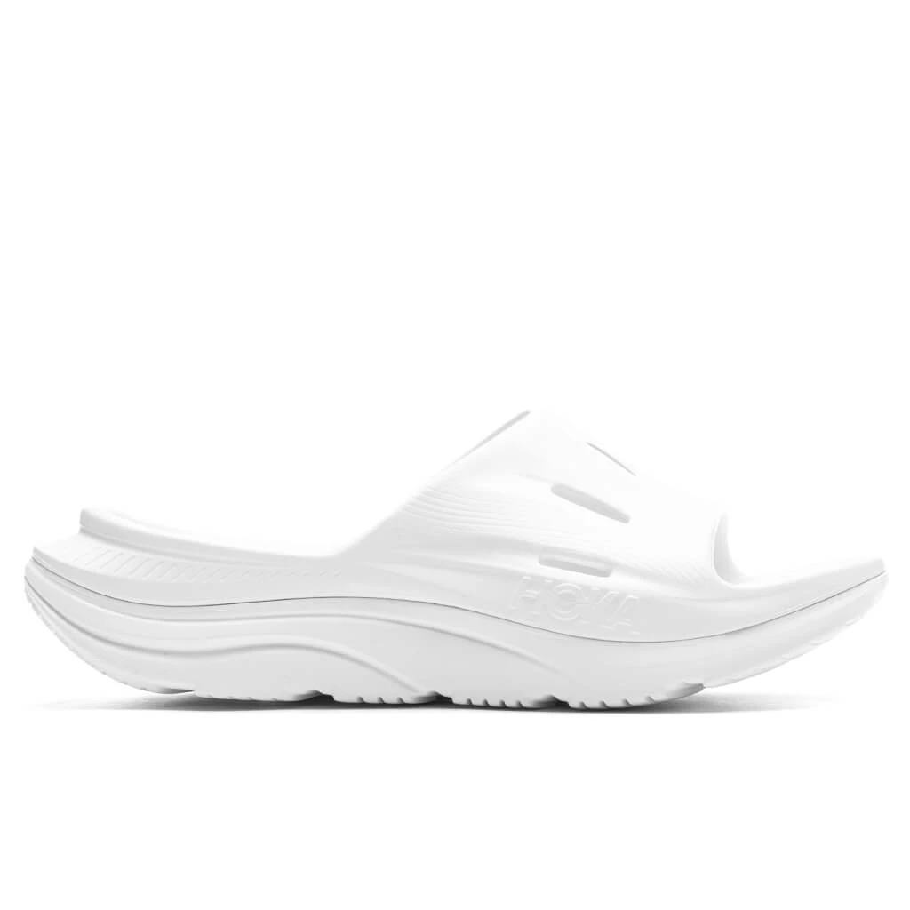 Hoka Ora Recovery Slide 3 - White/White 1 Hoka Ora Recovery Slide 3 - White/White