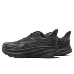 Hoka Women's Clifton 9 - Black/Black -Best Shoes Shop Hoka One One Women s Clifton 9 Black Black 1127896 BBLC 03 31 23 Feature KN 5