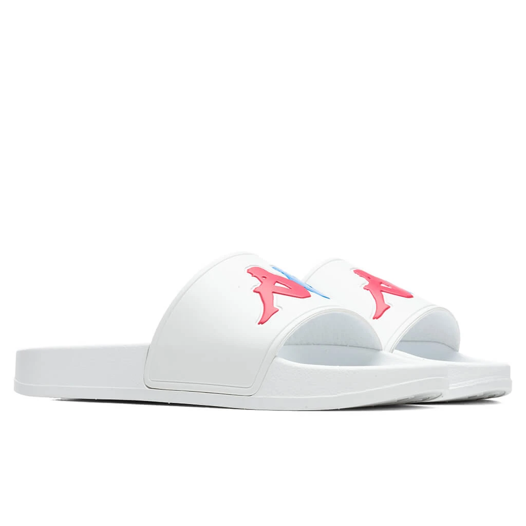 Kappa 222 Banda Adam 4 Slides - White 2 Kappa 222 Banda Adam 4 Slides - White - Image 2