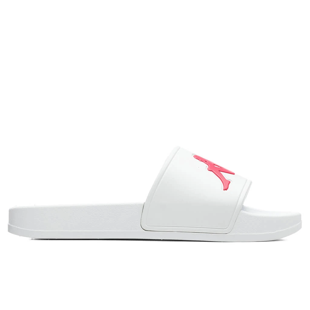 Kappa 222 Banda Adam 4 Slides - White 1 Kappa 222 Banda Adam 4 Slides - White