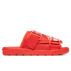 Kappa 222 Banda Mitel 1 Sandals - Red Flame/White