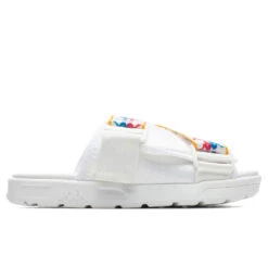 Kappa 222 Banda Mitel 6 Sandals - White/Fuchsia