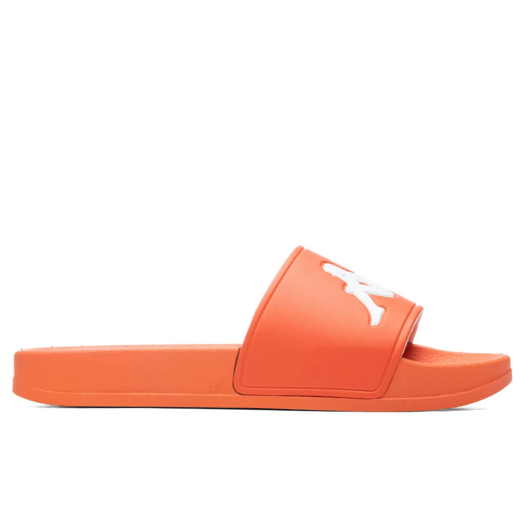Kappa Authentic Adam 2 Slides - Orange Smutty/White 1 Kappa Authentic Adam 2 Slides - Orange Smutty/White