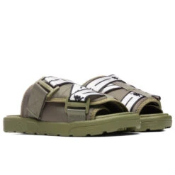 Kappa Authentic JPN Mitel 2 Sandals - Green Olive/White -Best Shoes Shop Kappa Authentic JPN Mitel 2 Sandals Green Olive White 31172WW A3G 01 16 2022 01 2