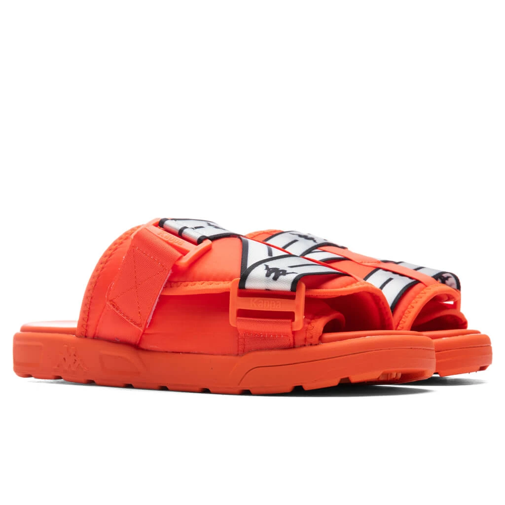 Kappa Authentic JPN Mitel 2 Sandals - Orange/Black 2 Kappa Authentic JPN Mitel 2 Sandals - Orange/Black - Image 2