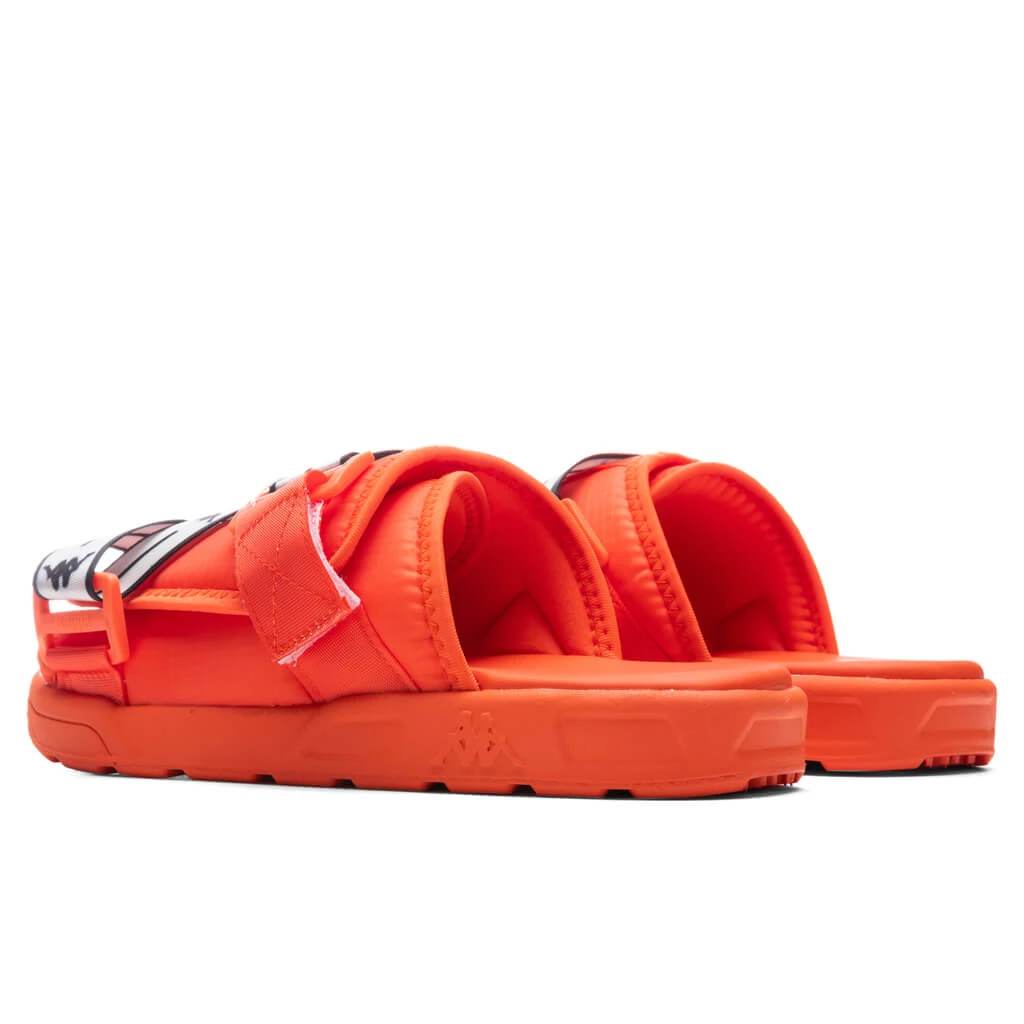 Kappa Authentic JPN Mitel 2 Sandals - Orange/Black 3 Kappa Authentic JPN Mitel 2 Sandals - Orange/Black - Image 3