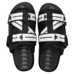 Kappa Authentic Jpn Mitel Sandals - Black/White 7 Kappa Authentic Jpn Mitel Sandals - Black/White -Best Shoes Shop Kappa Authentic Jpn Mitel Sandals Black White 304T500 916 04 28 2021 01 4