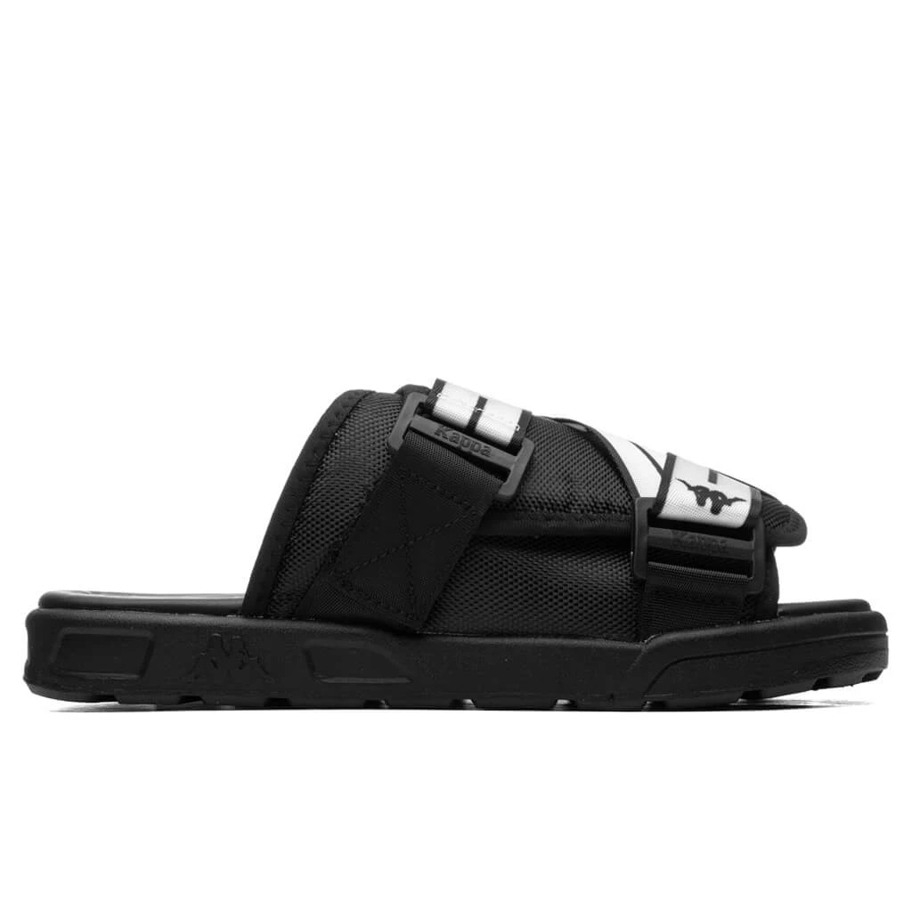 Kappa Authentic Jpn Mitel Sandals - Black/White 1 Kappa Authentic Jpn Mitel Sandals - Black/White