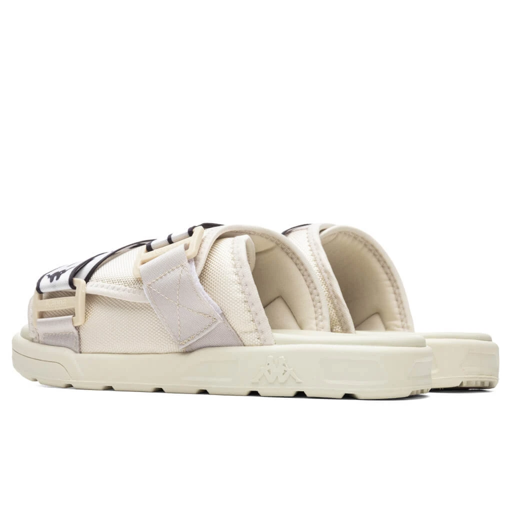 Kappa Authentic Jpn Mitel Sandals - Off-White/White 3 Kappa Authentic Jpn Mitel Sandals - Off-White/White - Image 3