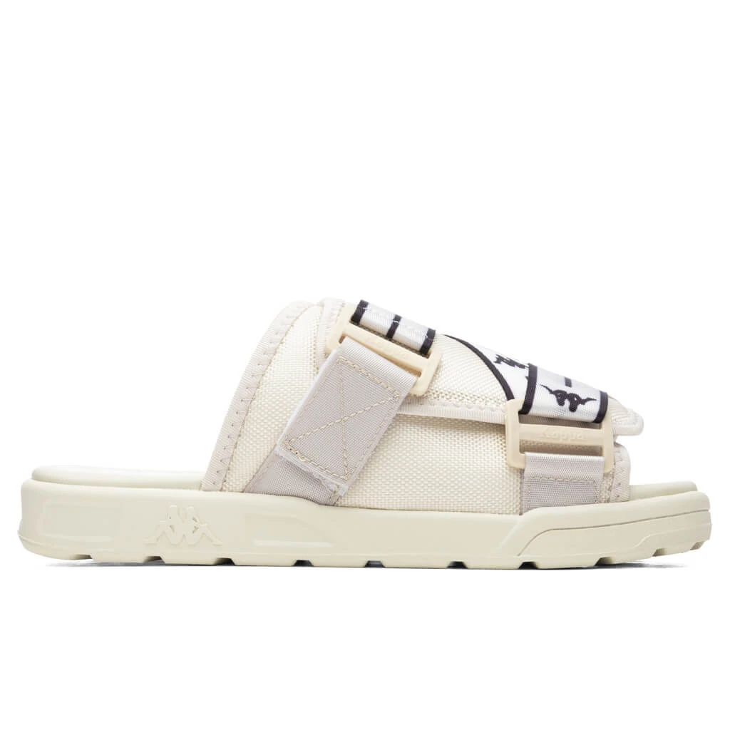 Kappa Authentic Jpn Mitel Sandals - Off-White/White 1 Kappa Authentic Jpn Mitel Sandals - Off-White/White
