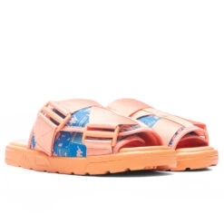 Kappa Authentic Nuuk 1 Sandals - Peach/Blue -Best Shoes Shop Kappa Authentic Nuuk 1 Sandals Peach Blue 34171RW A1S 05 24 22 Feature JM 4