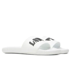 Best Shoes Shop -Best Shoes Shop Lanvin Arpege Slide White Black FM SAVM00 PUCO A21 WHT 09 02 2021 01