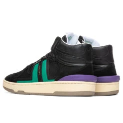 Lanvin Clay High Top Sneakers - Black/Mint Green 6 Lanvin Clay High Top Sneakers - Black/Mint Green -Best Shoes Shop Lanvin Clay High Top Sneakers Black Mint Green FM SKDK01 NAS1 P21 BLK 02 19 2021 01 4