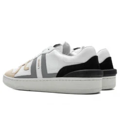 Lanvin Clay Low Top Sneakers - White/Silver -Best Shoes Shop Lanvin Clay Low Top Sneakers White Silver FM SKDK00 REFL H21 00M2 11 21 2021 01 3