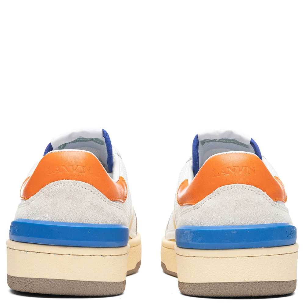 Lanvin Clay Low Top Sneakers - White/Yellow 4 Lanvin Clay Low Top Sneakers - White/Yellow - Image 4