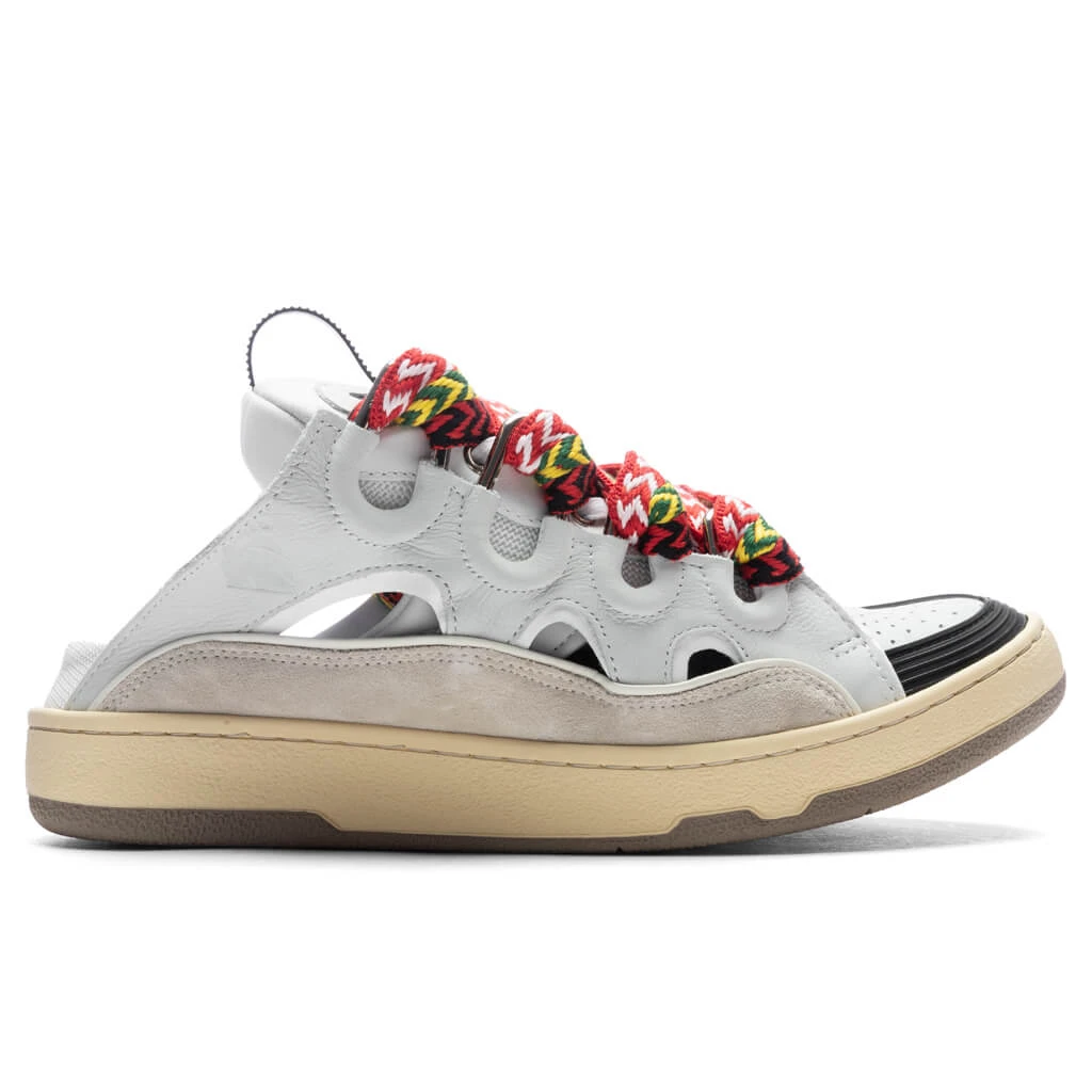 Lanvin Curb Mules - White 1 Lanvin Curb Mules - White