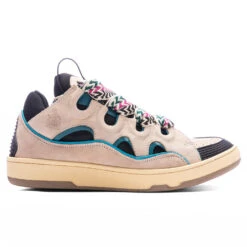 Lanvin Curb Sneakers - Ecru/Black