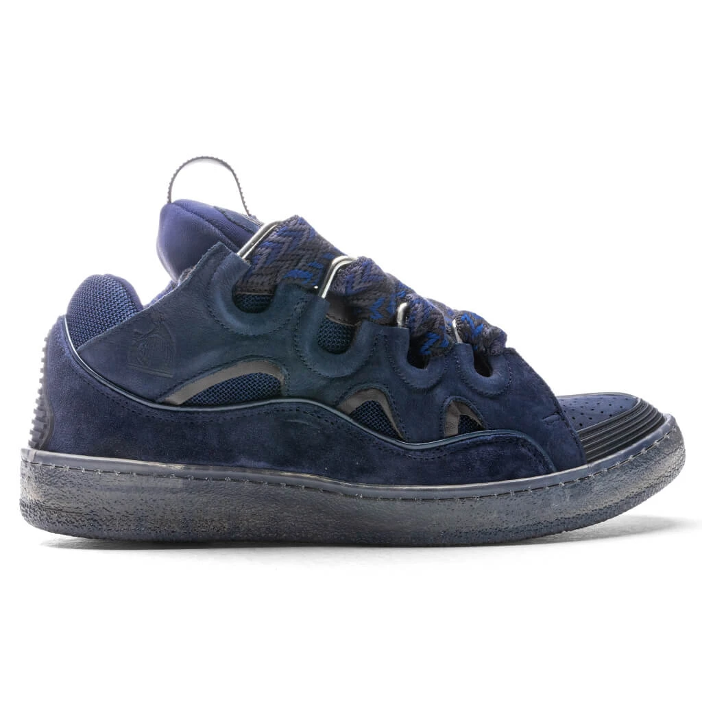 Lanvin Curb Sneakers - Navy Blue 1 Lanvin Curb Sneakers - Navy Blue