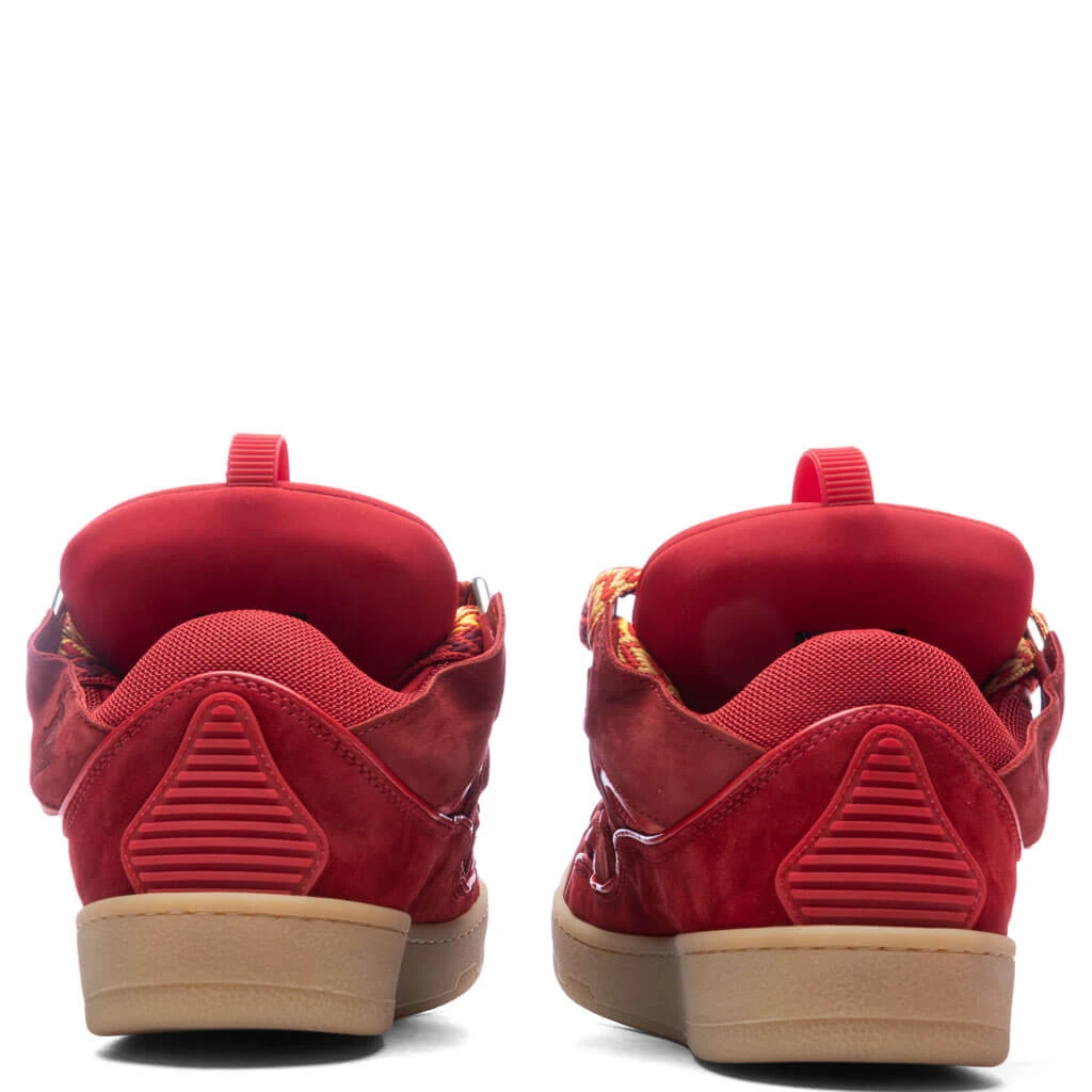 Lanvin Curb Sneakers - Poppy Red 4 Lanvin Curb Sneakers - Poppy Red - Image 4