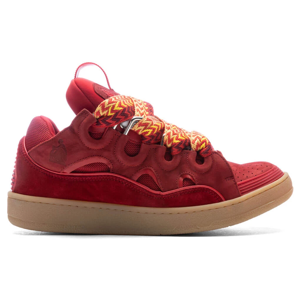 Lanvin Curb Sneakers - Poppy Red 1 Lanvin Curb Sneakers - Poppy Red