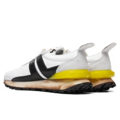 Lanvin Running Sneakers - White/Black -Best Shoes Shop Lanvin Running Sneakers White Black FM SKBRUN NYL1 P21 BLK 03 15 2021 01 4