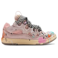 Lanvin X Gallery Dept. II Curb Sneakers - Pale Pink/Multicolor