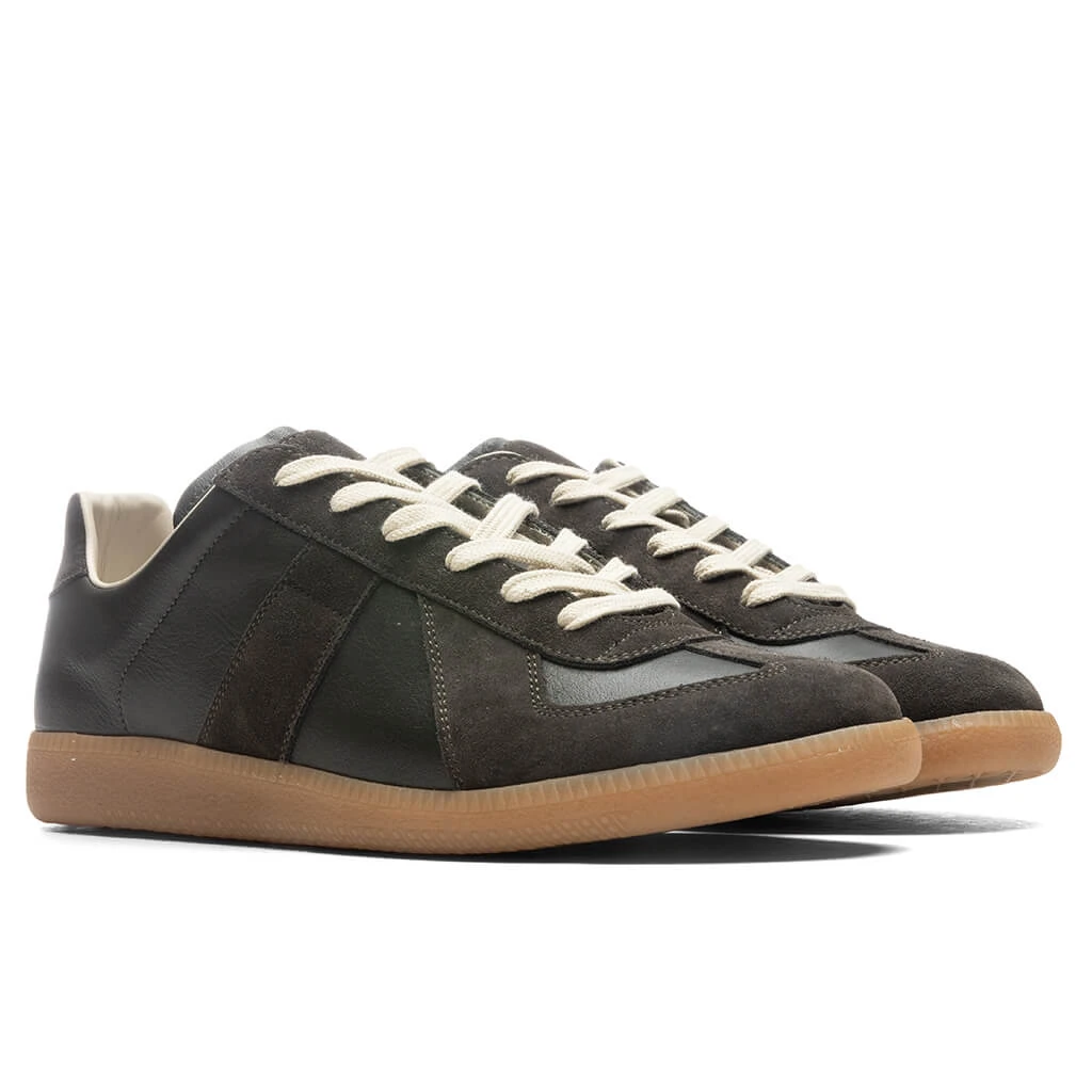 Maison Margiela Replica Low Top - Loden/Tartufo 2 Maison Margiela Replica Low Top - Loden/Tartufo - Image 2