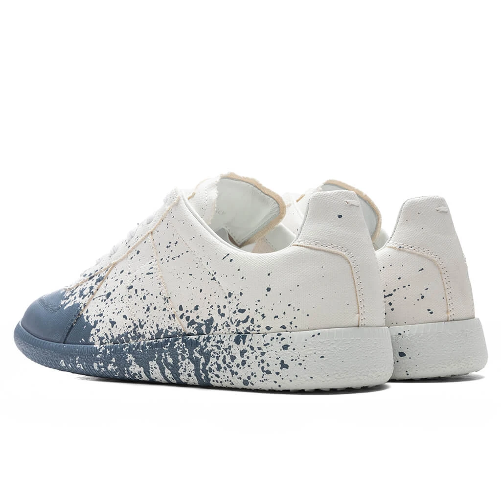 Maison Margiela Replica Paintsplatter - White/Ming 3 Maison Margiela Replica Paintsplatter - White/Ming - Image 3