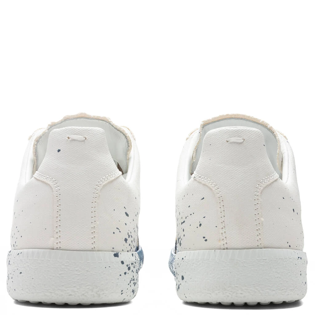 Maison Margiela Replica Paintsplatter - White/Ming 4 Maison Margiela Replica Paintsplatter - White/Ming - Image 4
