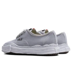 Baker Overdyed Canvas Low - Grey -Best Shoes Shop Maison Mihara Yasuhiro Baker Overdyed Canvas Low Grey A06FW718 GRY 12 31 2020 01 3
