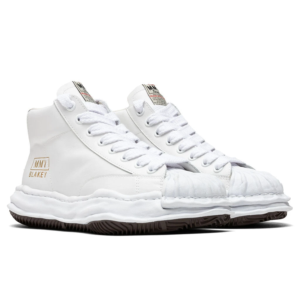 Blakey Hi Leather - White 2 Blakey Hi Leather - White - Image 2