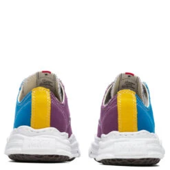 Hank Low OG Sole Toe Cap Canvas Sneaker - Blue/Purple -Best Shoes Shop Maison Mihara Yasuhiro Original Sole Toe Cap Low Sneaker Blue Purple 04 08 2021 01 6