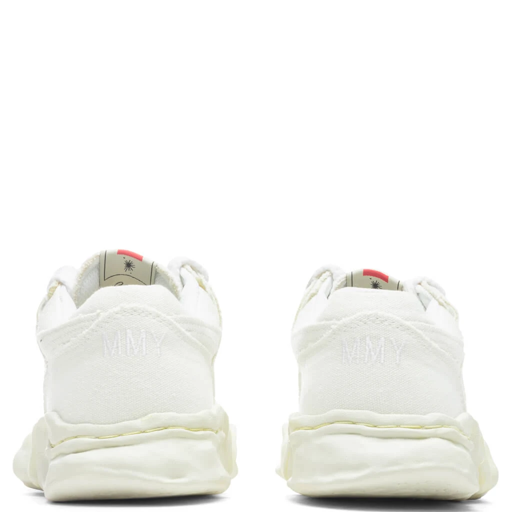 Parker Low OG Sole Canvas Sneaker "Perforated" - White 4 Parker Low OG Sole Canvas Sneaker "Perforated" - White - Image 4